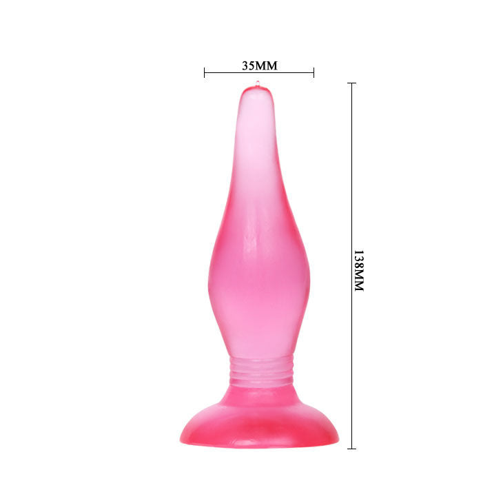 Baile - Plug Anal avec Ventouse 14,2 cm - Rose