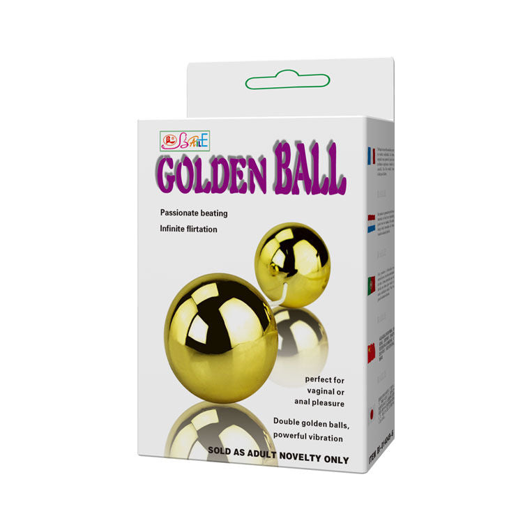 Baile – Boules de Geisha vibrantes avec télécommande – Or