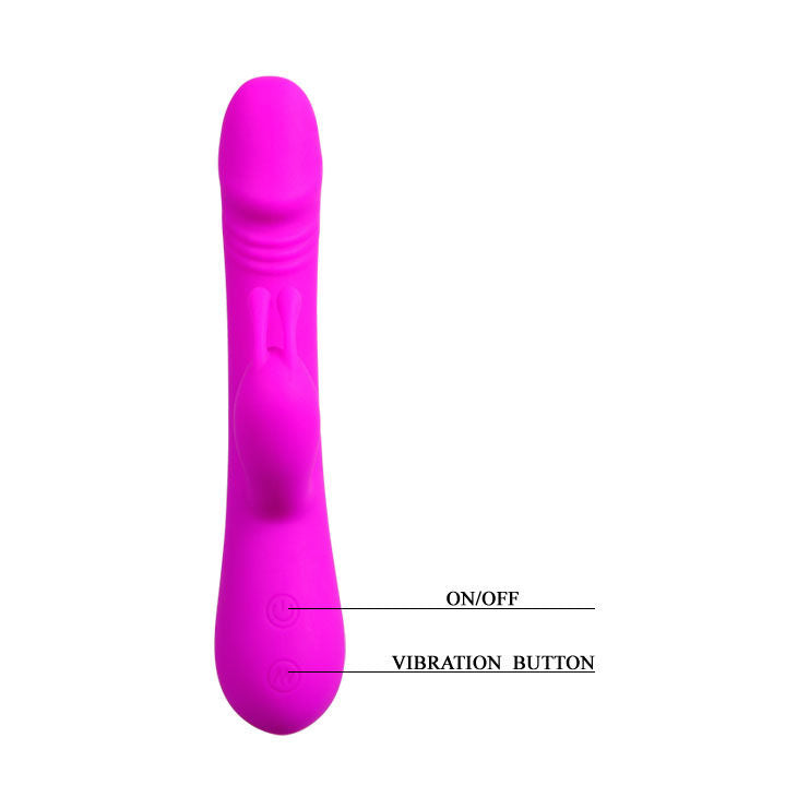 Pretty love - flirtation vibrateur avec lapin clement