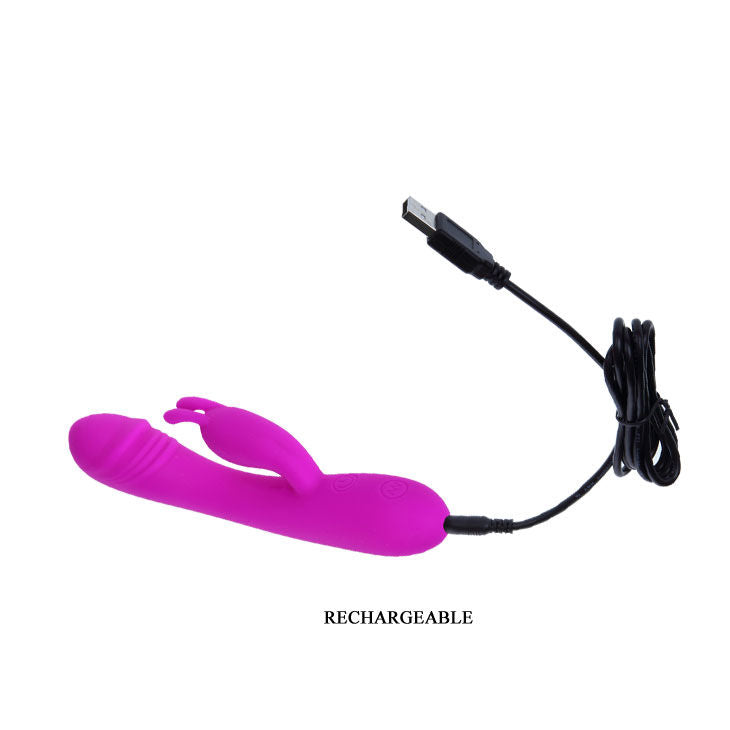 Pretty love - smart vibrateur avec lapin 30 modes chasseur
