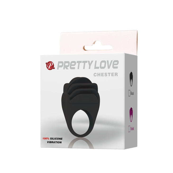 Pretty love - anneau vibrateur noir chester