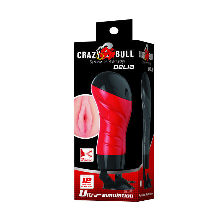 Crazy Bull – Masturbateur en Forme de Vagin avec Ventouse - Delia