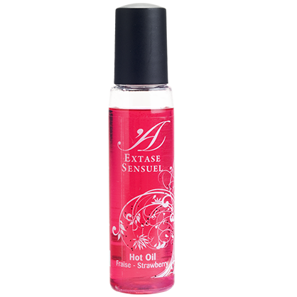 Extase sensual - Huile de massage Chauffante à la Fraise - 35 ml