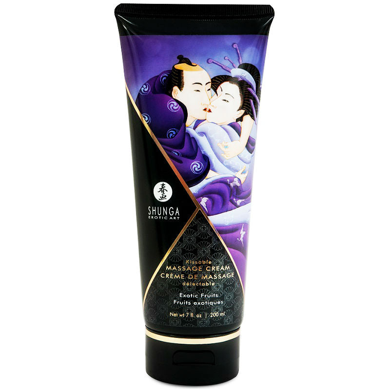 Shunga - Crème de Massage Délectable Fruits Exotiques - 200 ml