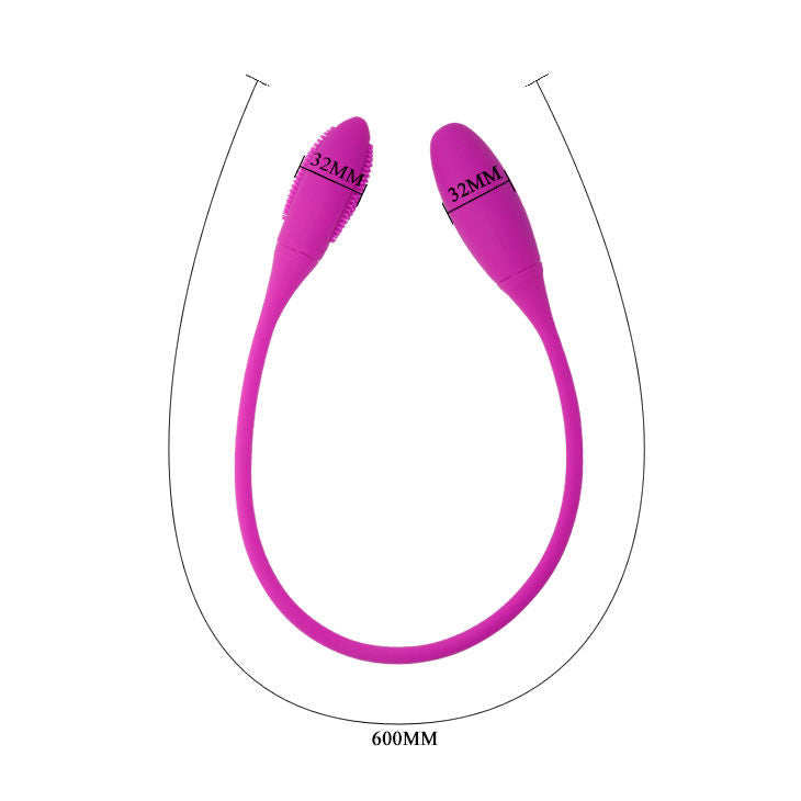 Vibromasseur Double Snaky Deluxe 7 Vitesses - Pretty Love