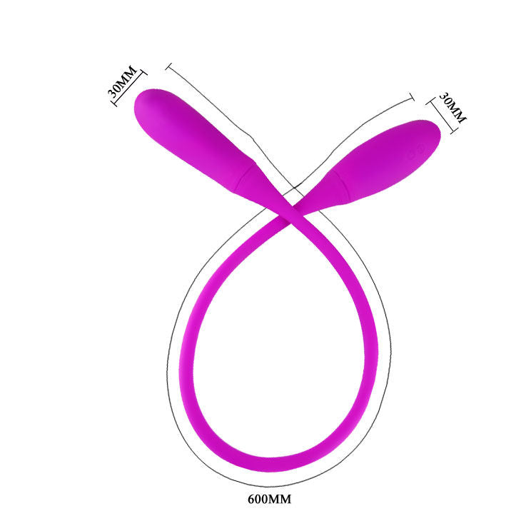 Stimulateur Double Pretty Love Fonction Chatouille Rose