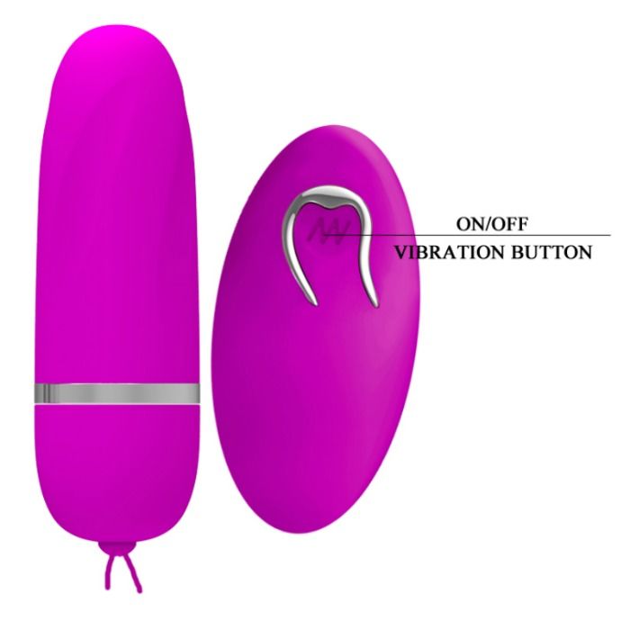 Œuf Vibrant Pretty Love Étanche Silicone Rose - Pretty Love