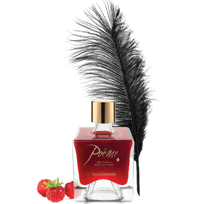 Bijoux Indiscrets - Peinture comestible Fraise sauvage Poême- 50 gr