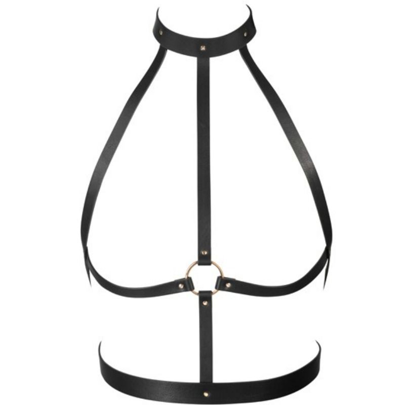 Bijoux Indiscrets - Harnais H en Cuir Vegan Maze - Noir