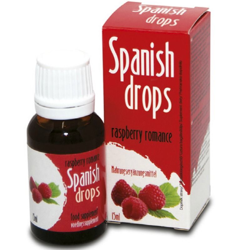 Cobeco Pharma – Complément Alimentaire Spanish Drops Framboise – 15 ml