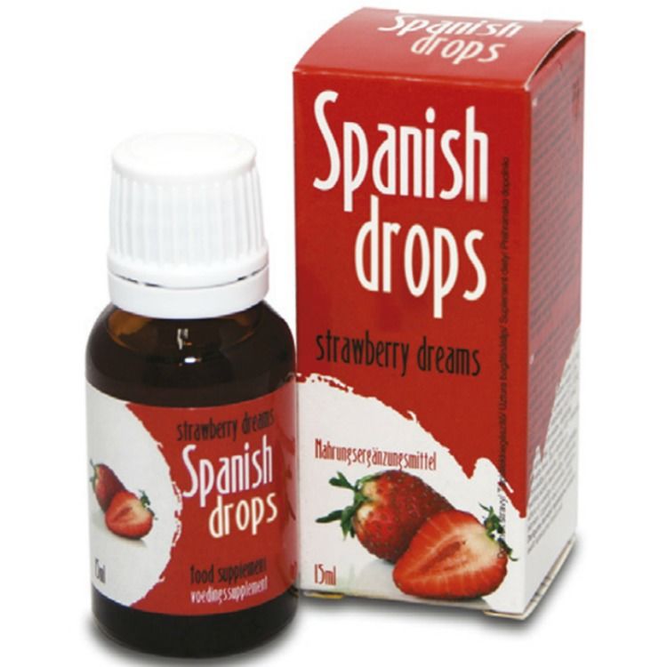 Cobeco Pharma – Complément Alimentaire Spanish Drops Fraise – 15 ml