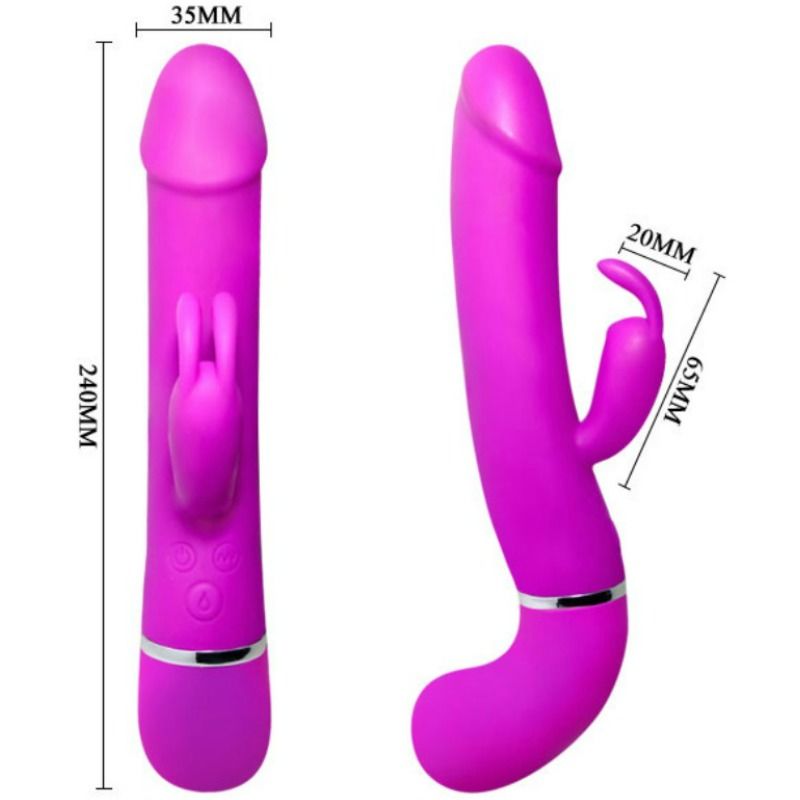 Pretty love - vibrateur henry avec 12 modes de vibration et fonction squirt