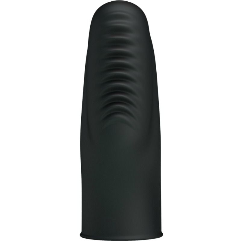 Pretty Love – Stimulateur Doigt Vibrant Texturé – Noir