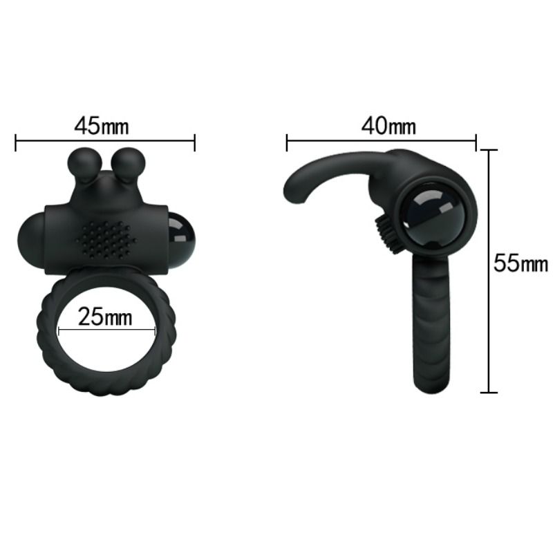 Pretty love - eudora anneau vibrant avec stimulateur