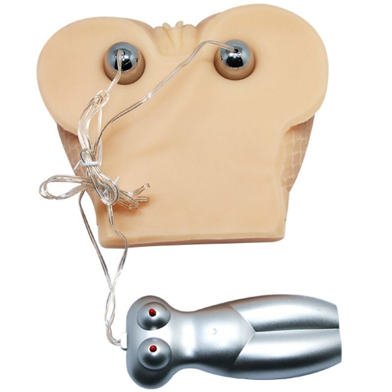 Baile - Masturbateur Réaliste Fessier et Vagin avec Maille - Couleur Chair