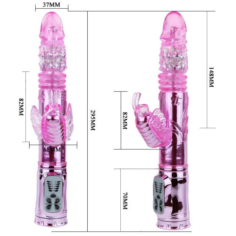Baile Sextoy Rechargeable Rabbit Point G en Silicone Lilas
