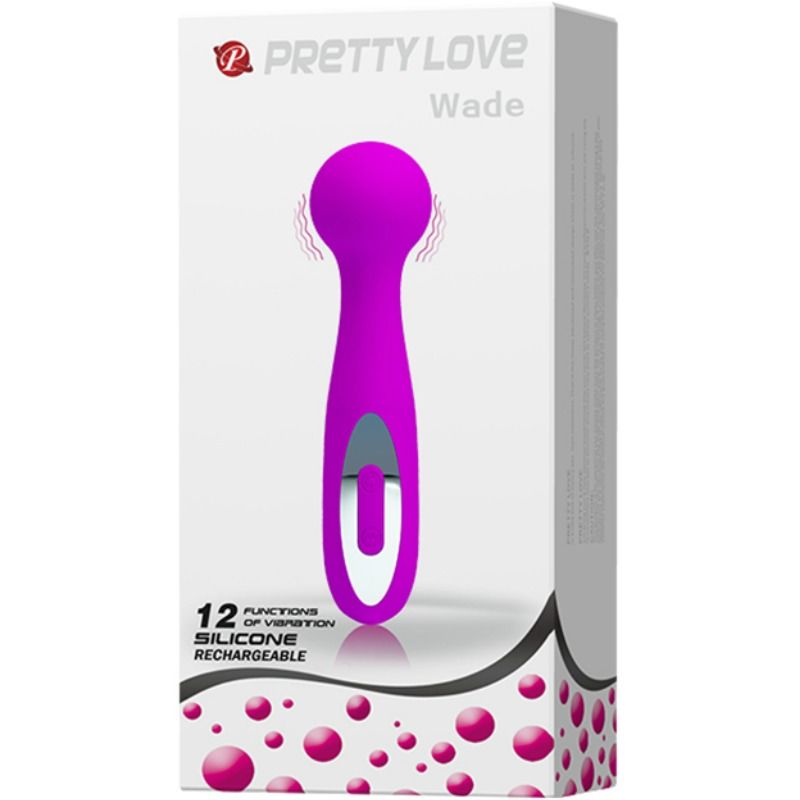 Pretty love - Masseur Wand Wade 12 vitesses de vibration – Rose