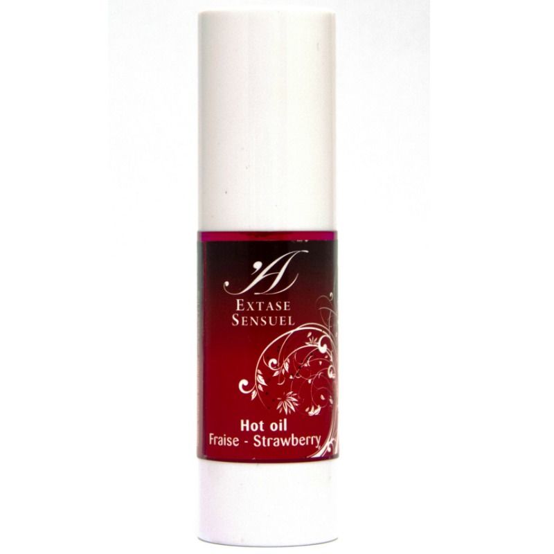 Extase sensual - Huile de massage Chauffante Fraise - 30 ml