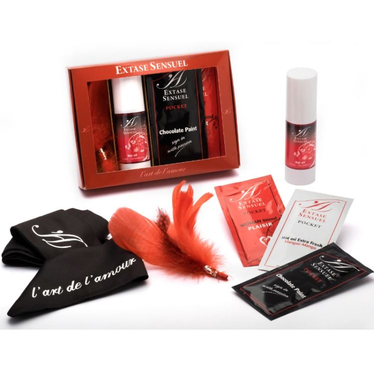 Extase Sensual Coffret Voyage: Peinture Corporelle Huile Gel