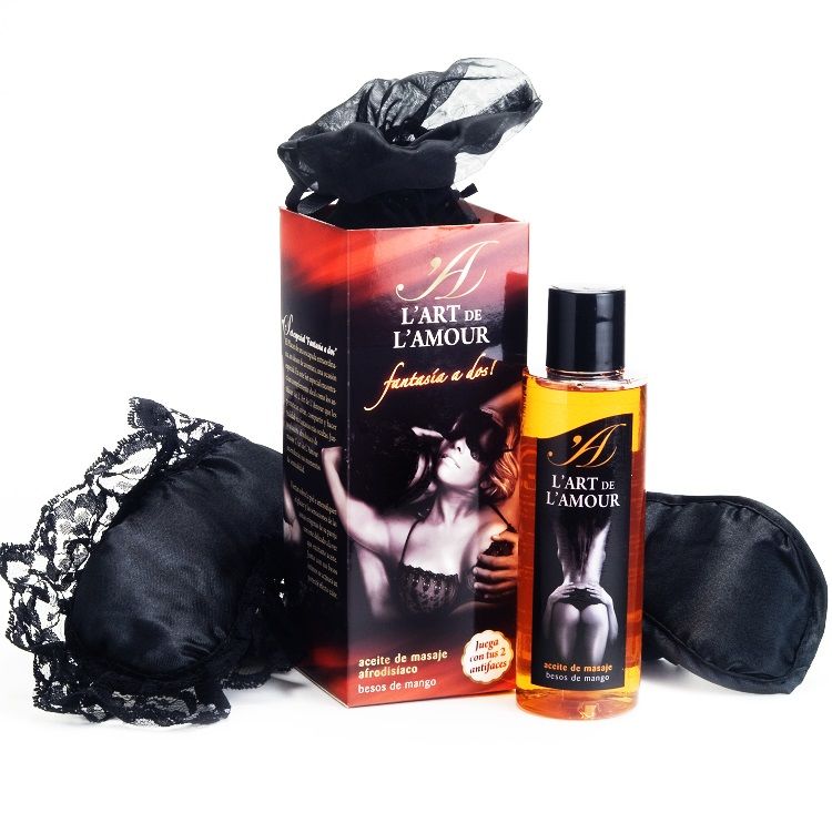 Extase Sensual Coffret Huile Chauffante & 2 Masques Pour Lui &