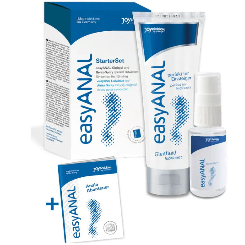 Kit Anal Débutant Easy Relax + Easy Lube - JoyDivision