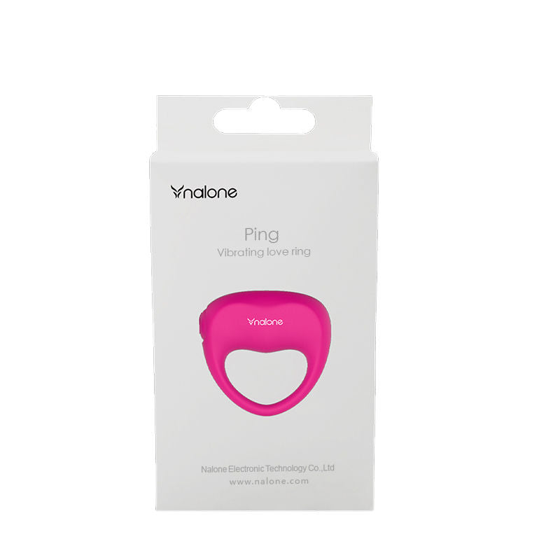 Nalone - anneau vibrant rose vibrant love
