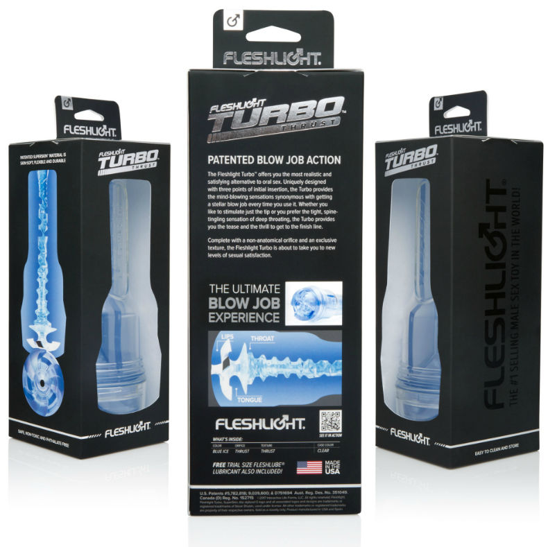 Fleshlight - Simulateur de Fellation Bleu Turbo Thrust