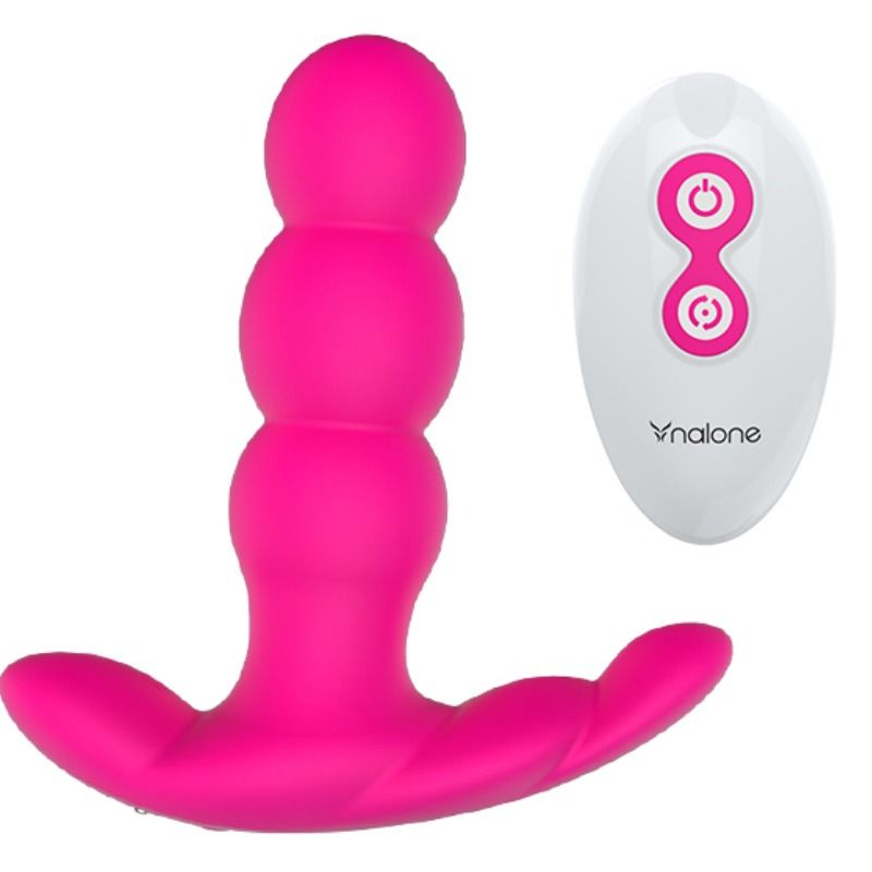 Nalone - vibrateur anal pearl télécommande noir