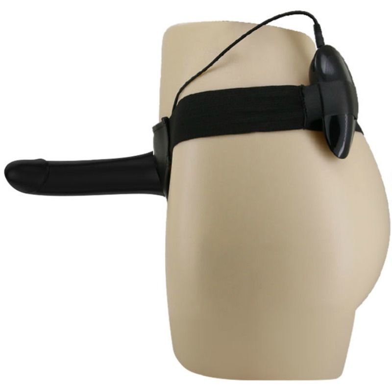 Pretty love - vito strap on avec gode creux et vibration 17.3 cm