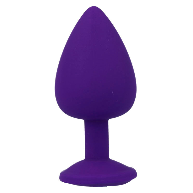 Intense - Plug en silicone avec strass - Lilas