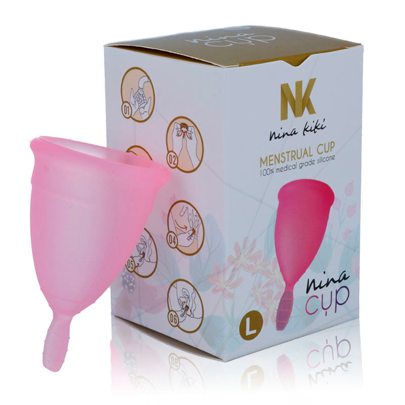 Nina kikí Coupe menstruelle rose Taille L