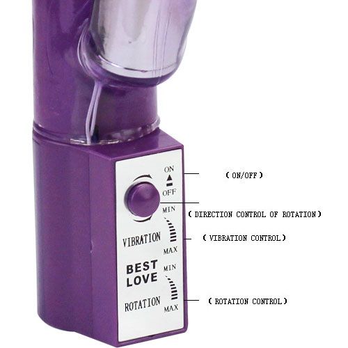 Baile Vibro rabbit avec billes rotatives Hot Lady Rose