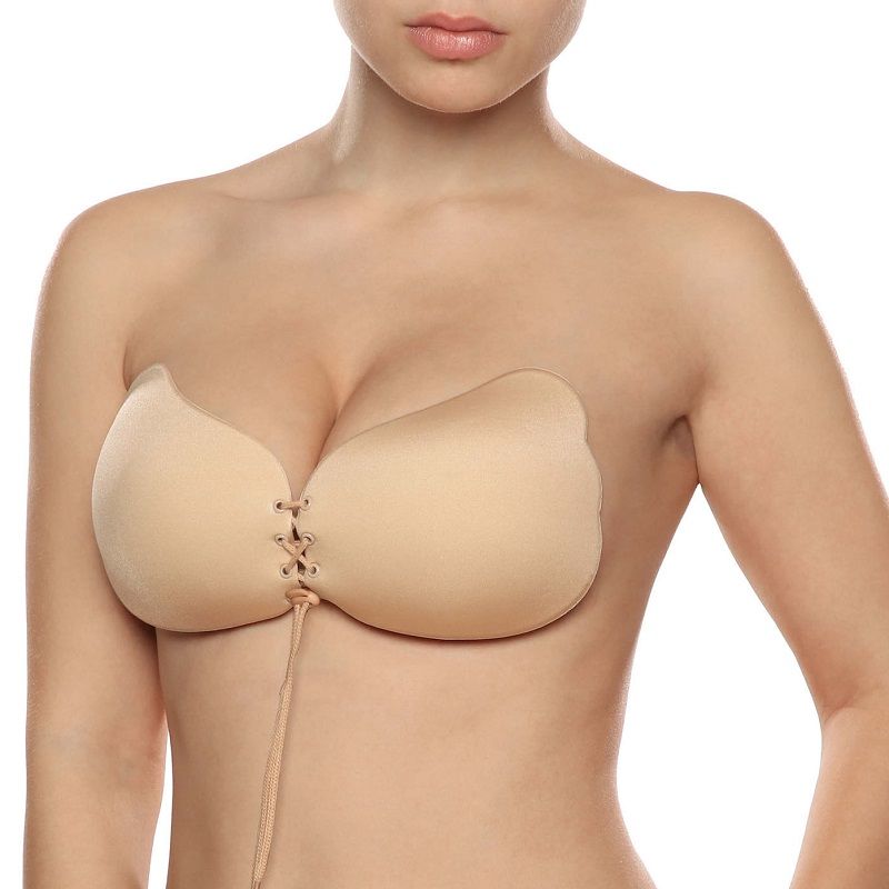 Bye Bra - Soutien-Gorge Adhésif Bonnet B Effet Lace-it Bra - Beige