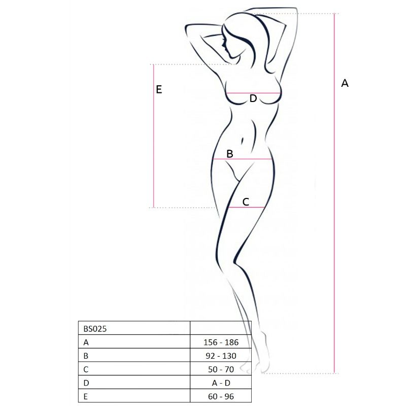 Passion - femme bs025 bodystocking blanc style robe taille unique
