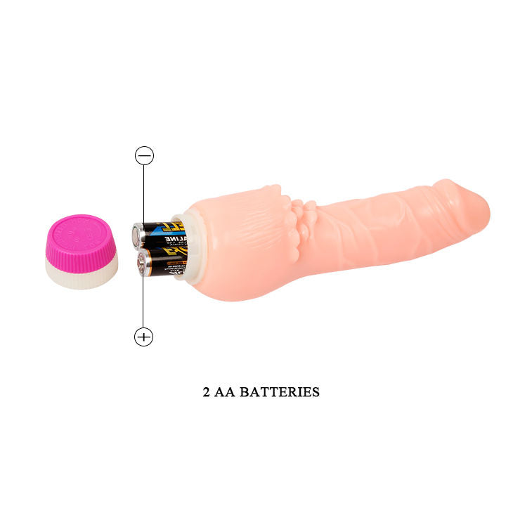Baile - Vibromasseur Réaliste Vibrant 19,5 cm - Naturel