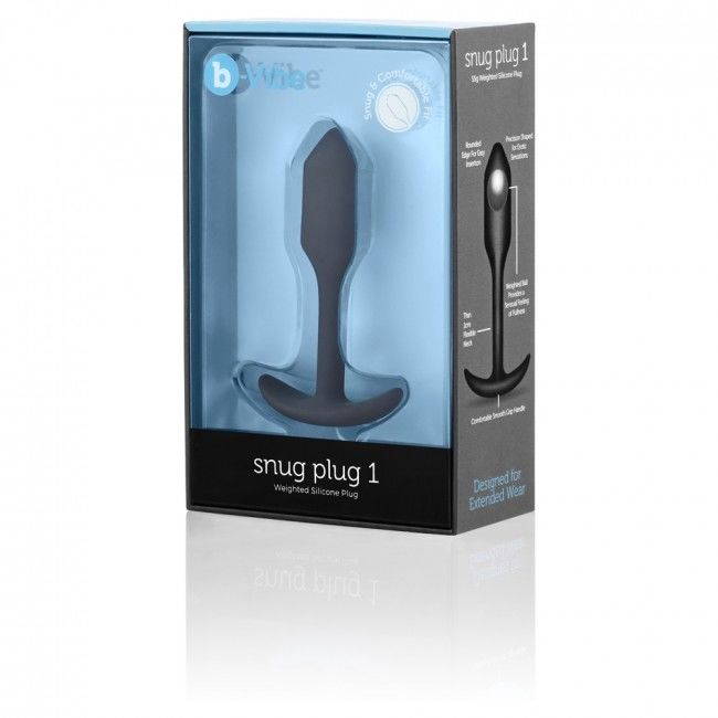 b-Vibe - Plug Anal 55g Snug Plug 1 - Noir