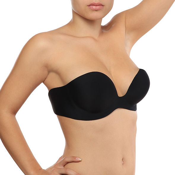 Bye Bra - Soutien-Gorge Adhésif Bonnet A Gala Bra - Noir