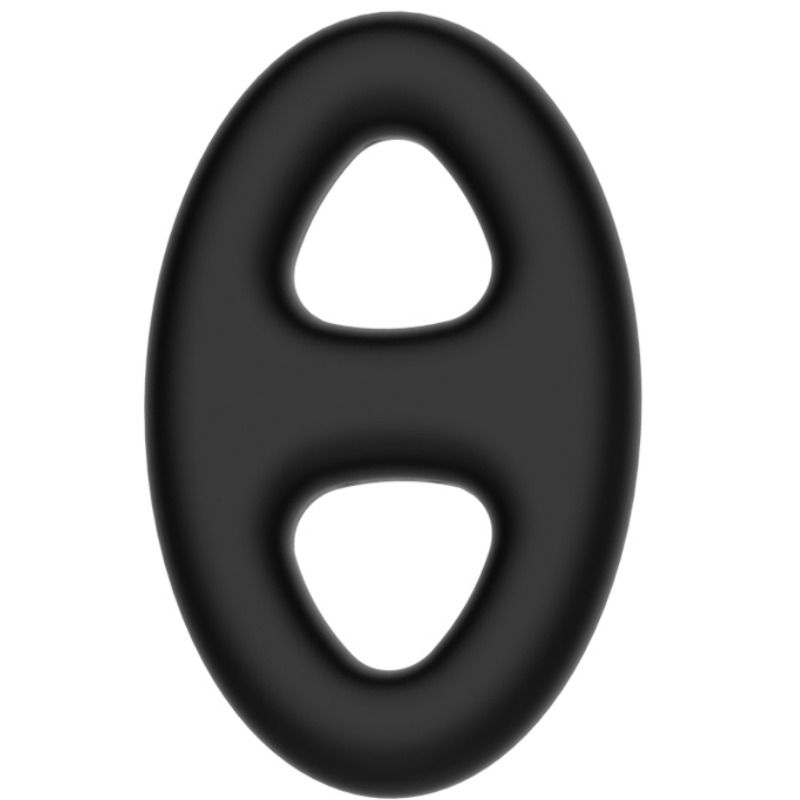 Crazy bull - bague double en silicone super douce