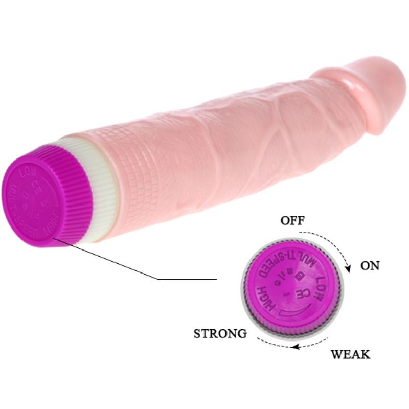 Baile - Vibromasseur Réaliste Vibrant 21,5 cm - Naturel