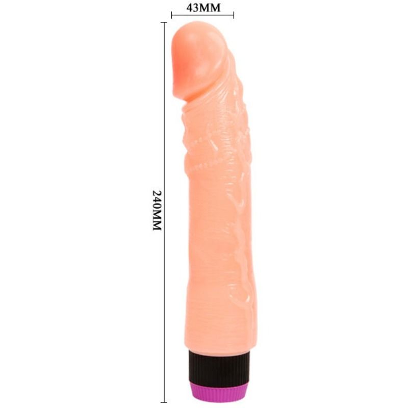 Baile - vibrateur naturel flexible réaliste 24 cm
