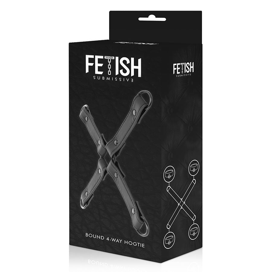 Fetish submissive - union de menottes en cuir végan