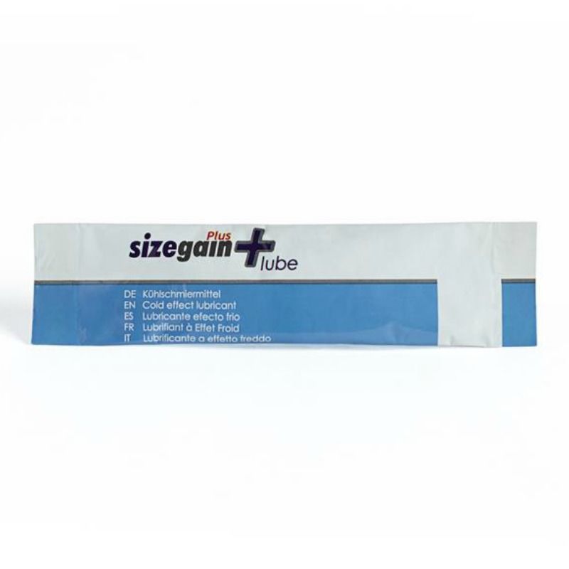 500Cosmetics - Lubrifiant effet froid Sizegain Plus Lube 10 sachets de 5 ml