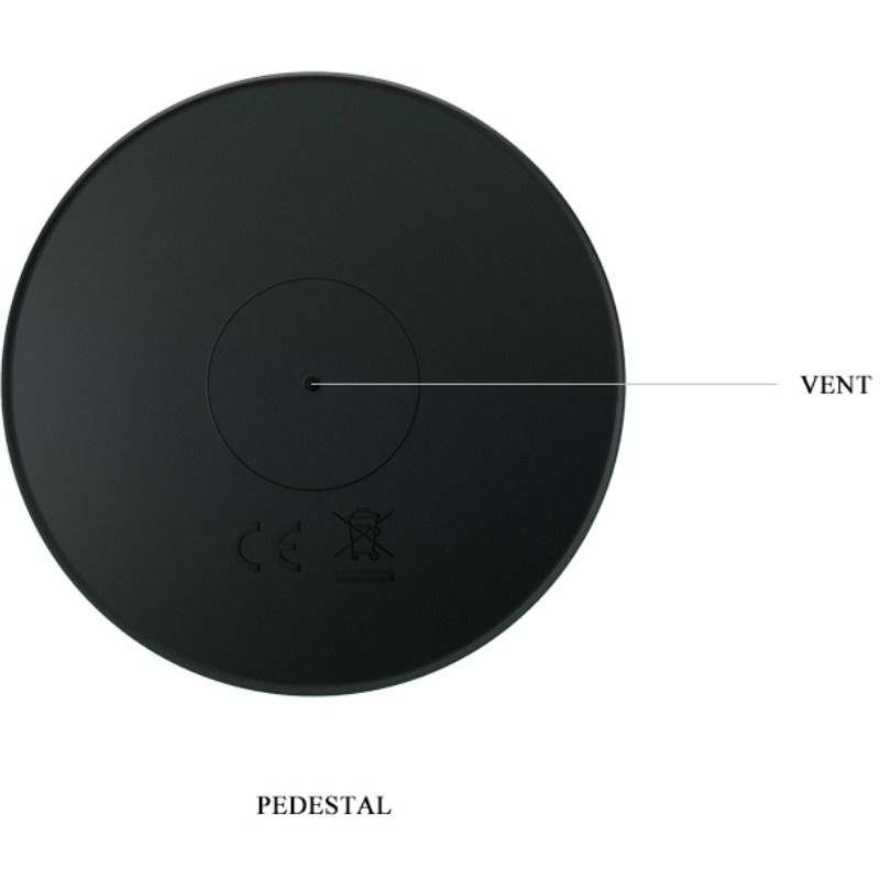 Plug Anal Vibrant Va-et-Vient Noir - Pretty Love