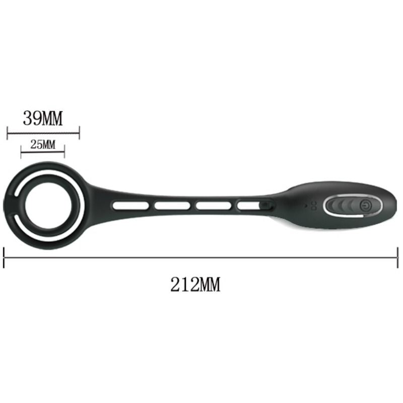 Pretty love - anneaux pénis avec plug vibrateur