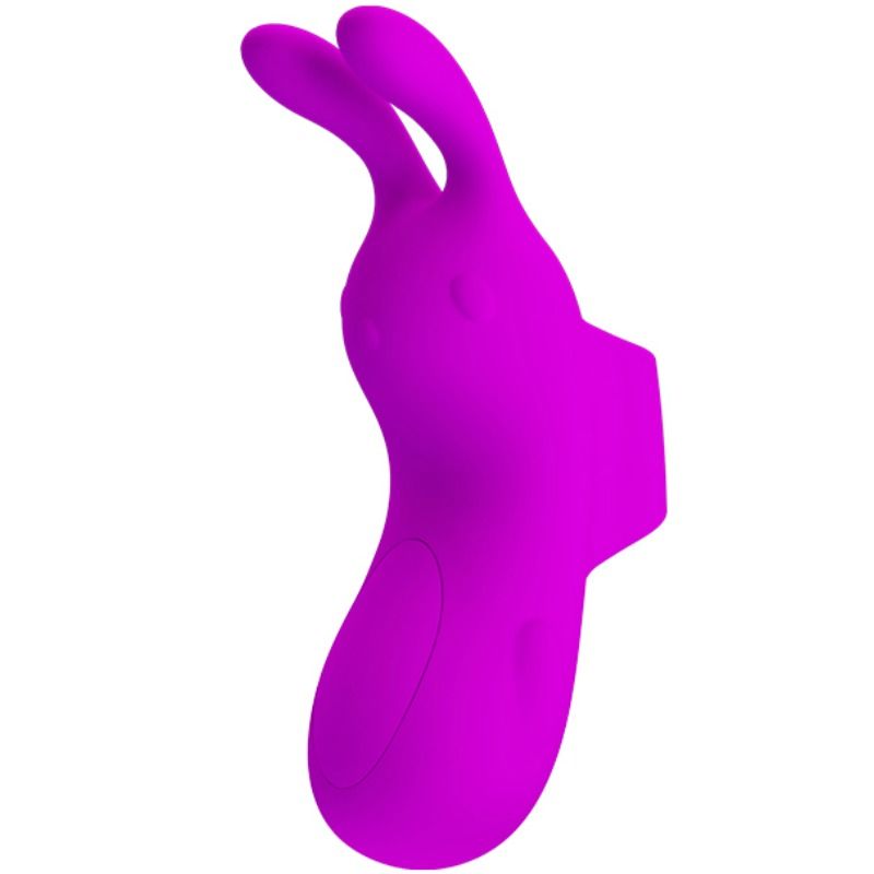 Pretty Love – Doigt Vibrant en Forme Lapin – Violet