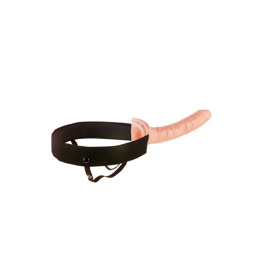 Fetish Fantasy - Gode Ceinture Creux Beige / 25,4 cm