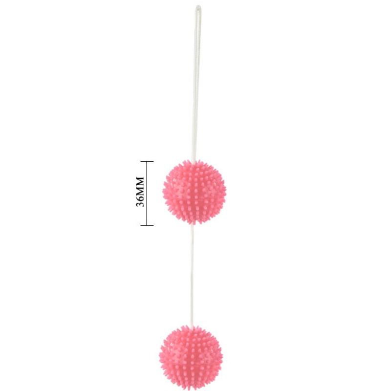 Baile - balles texturées rose profondement plaisir 3.6 cm