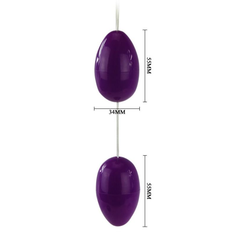 Baile - Boules Anales Twins ball - Violet