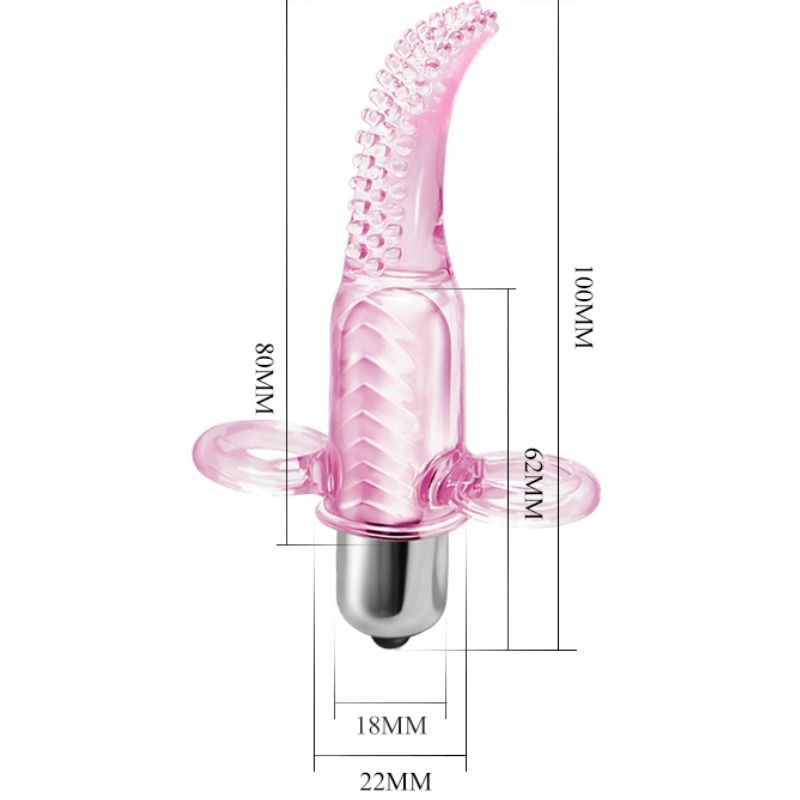 Baile – Vibromasseur Double Doigt pour Stimulation Précise