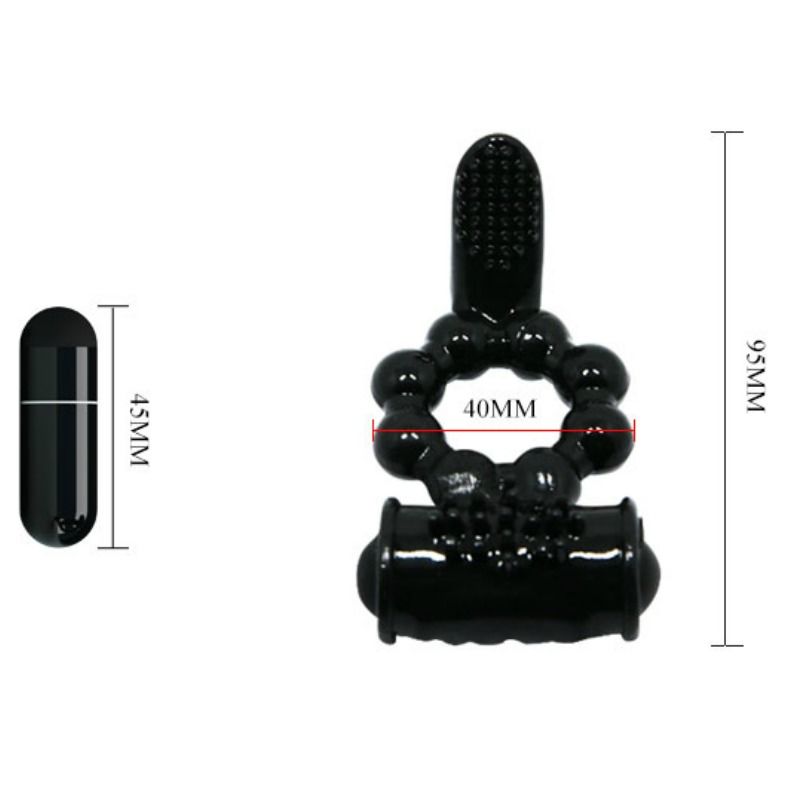 Baile - anneau sweet ring avec double stimulateur
